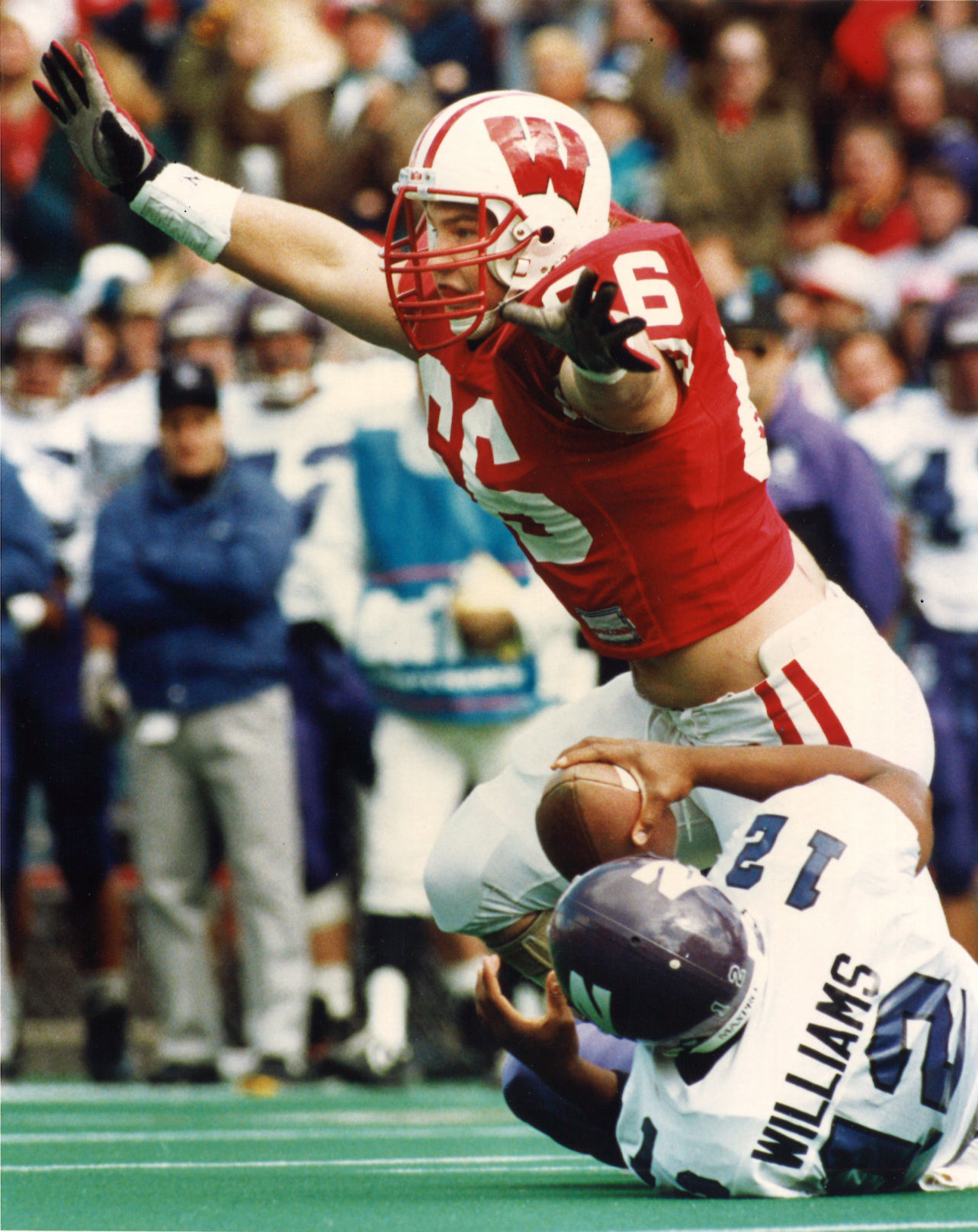 UW vs. Northwestern, 53-14